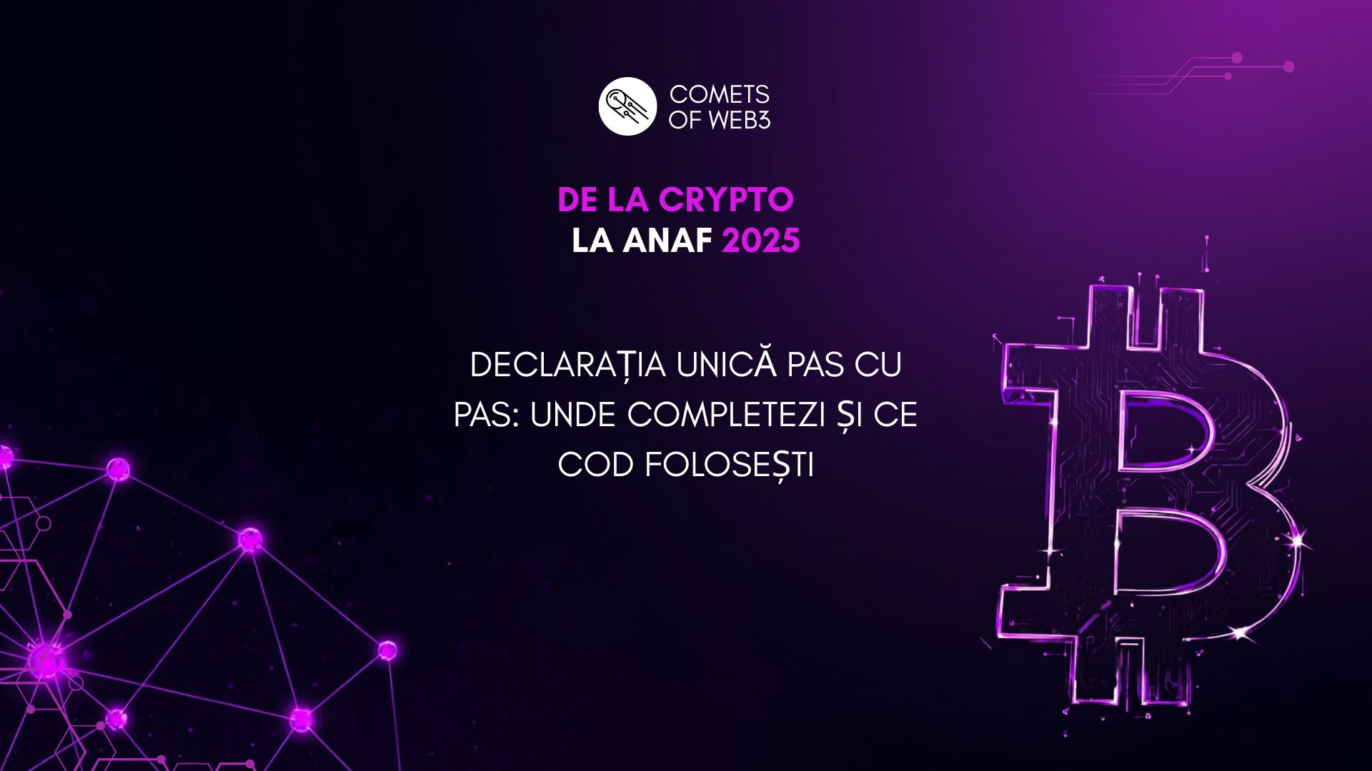 Declarația unică pas cu pas: Unde completezi și ce cod folosești