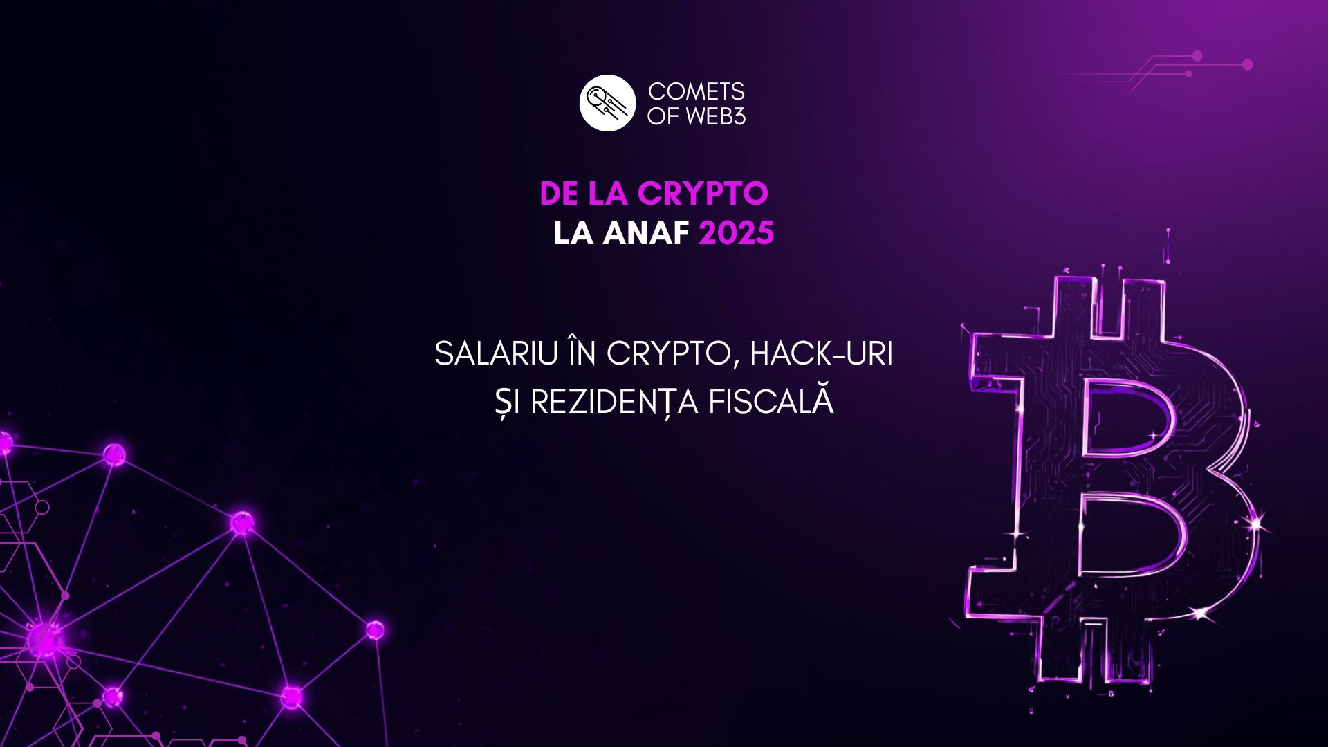 Salariu în crypto, hack-uri și rezidența fiscală