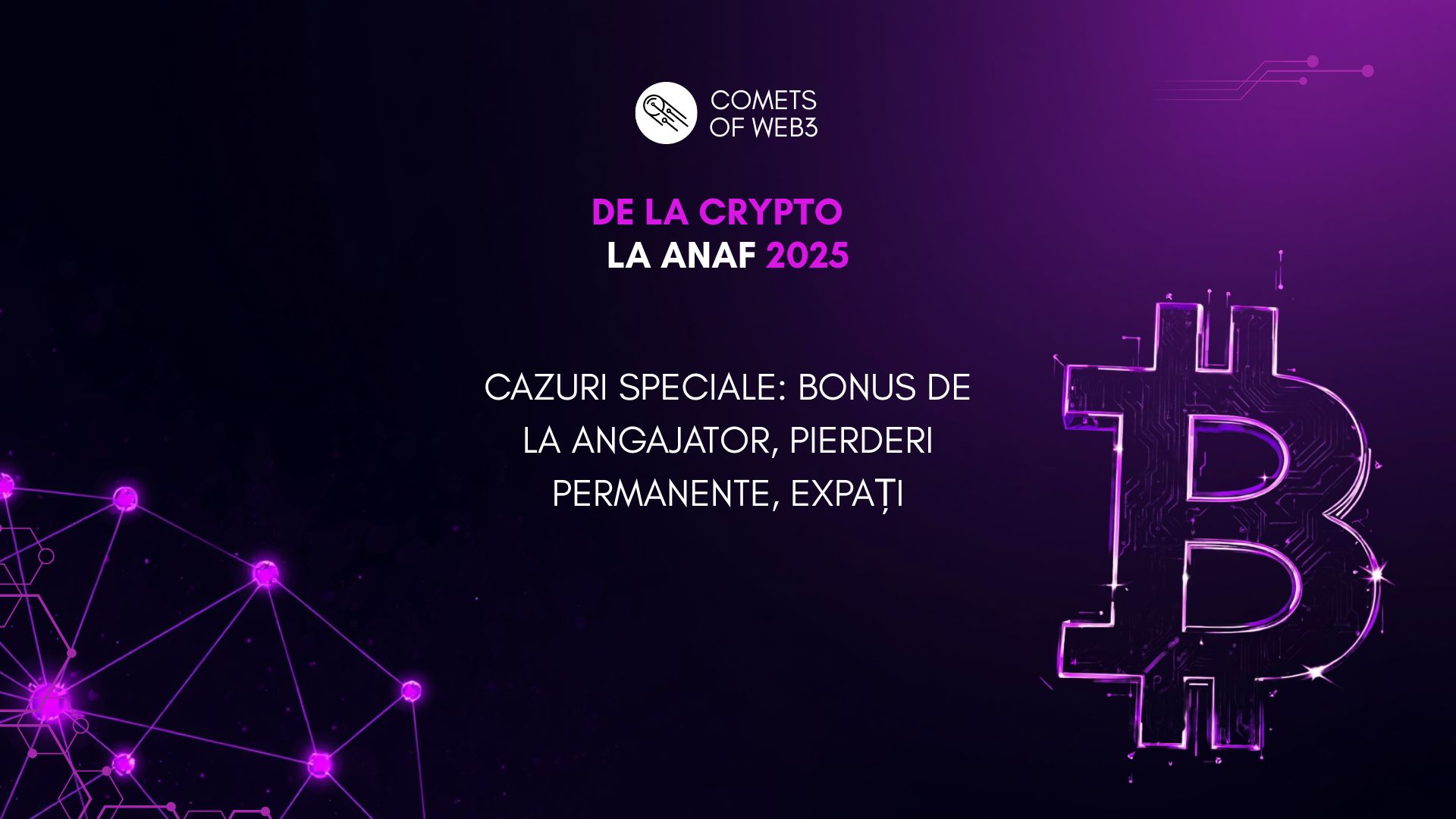 Cazuri speciale: Bonus de la angajator, pierderi permanente, expați