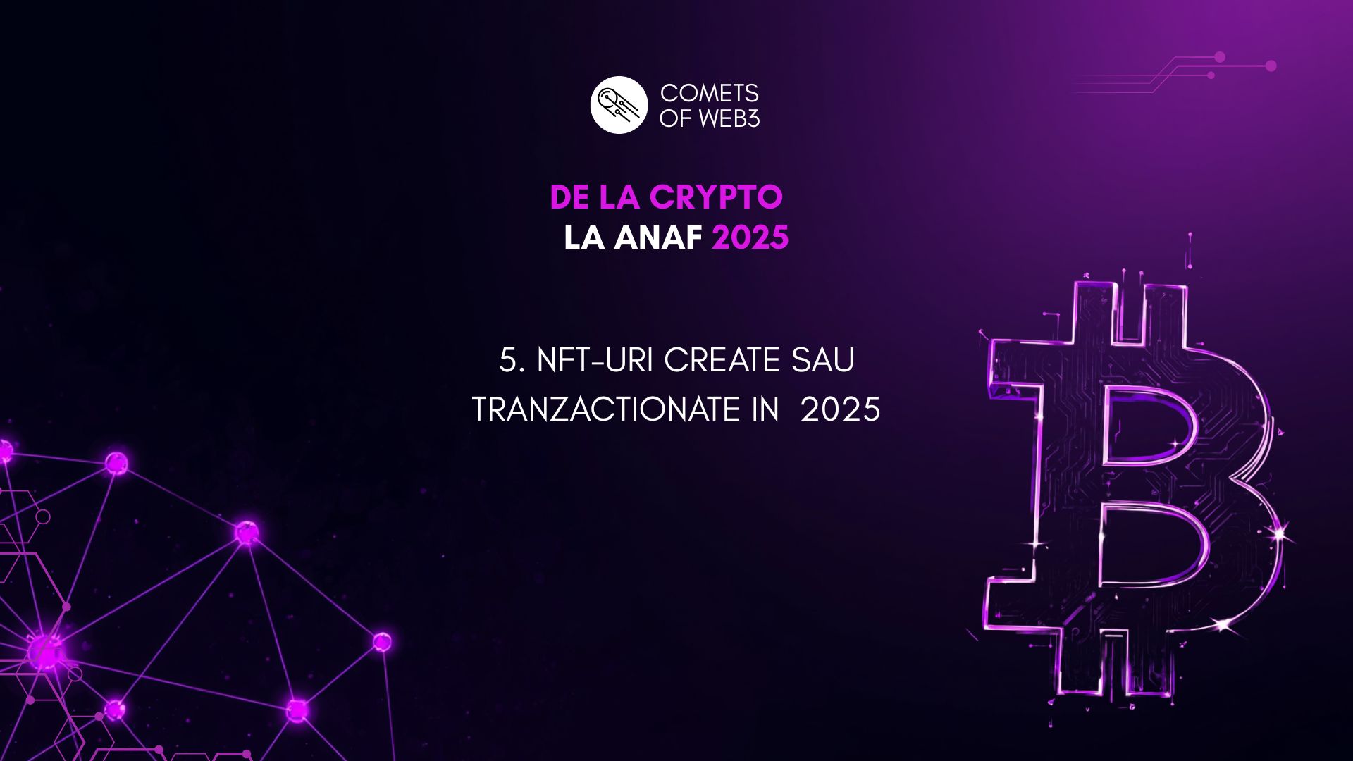 5. NFT-uri create sau tranzactionate in  2025