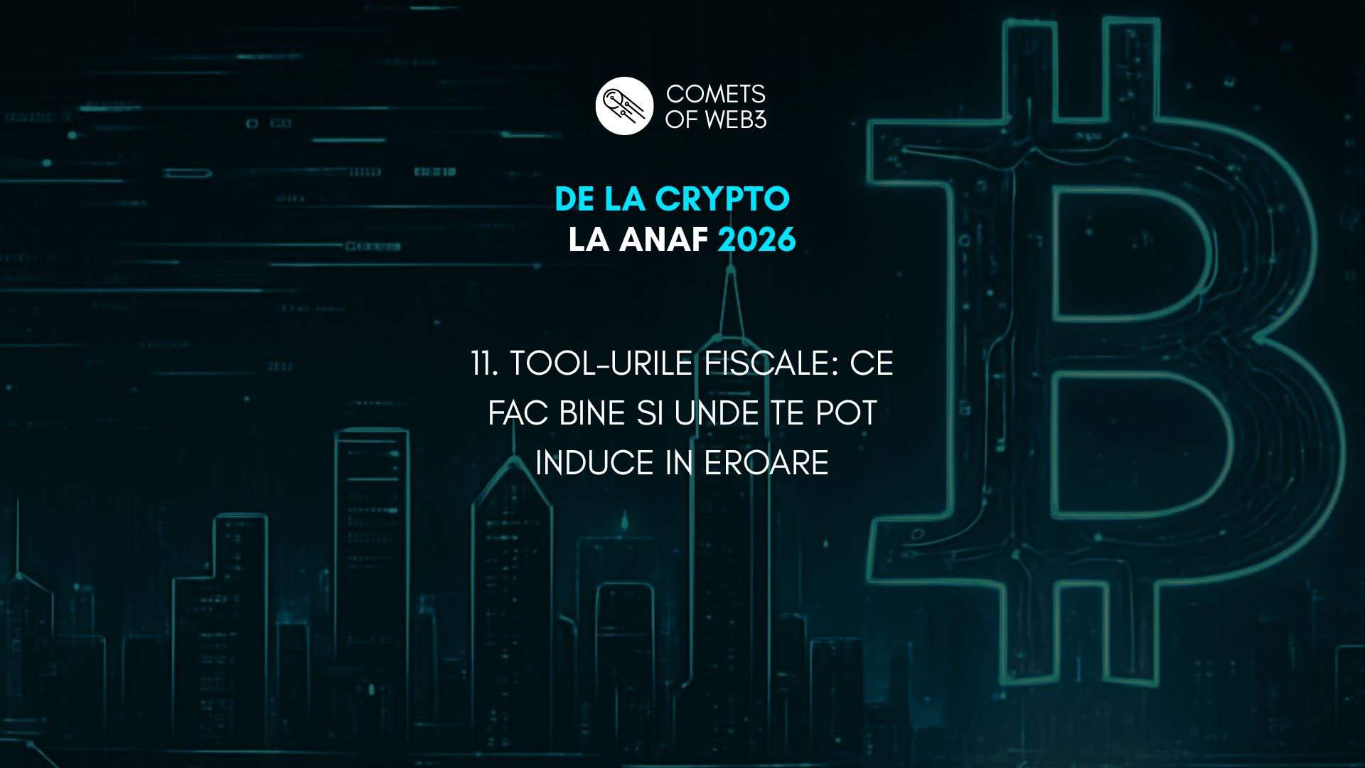 11. Tool-urile fiscale: Ce fac bine si unde te pot induce in eroare