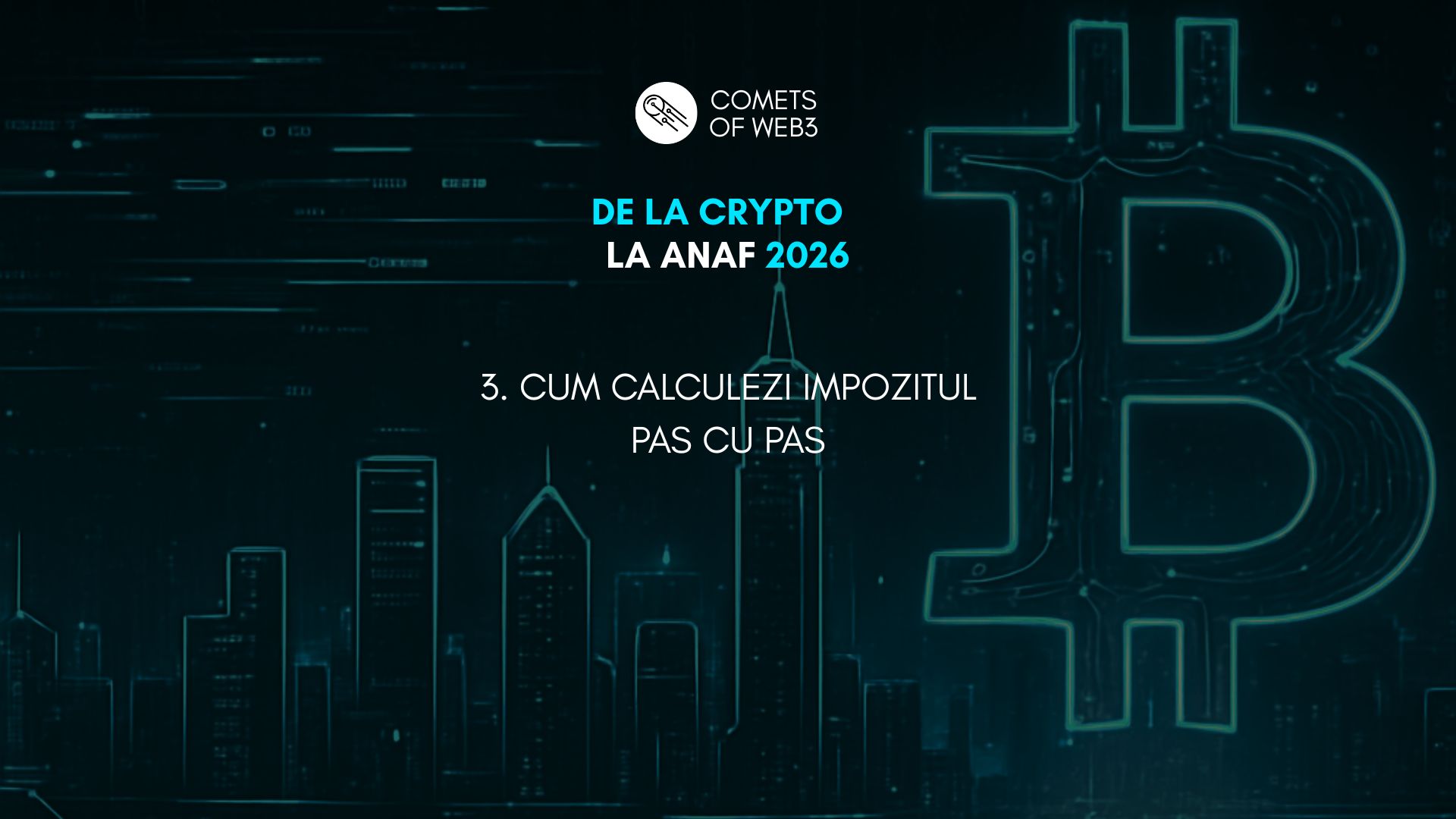 3. Cum calculezi impozitul pas cu pas